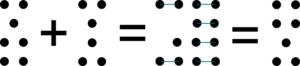 Example 1 - Geomantic Addition - Rubeus + Conjunctio